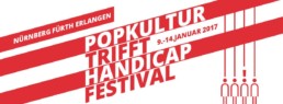 Plakat des Festivals Popkultur trifft Handicap vom 09.01. bis zum 14.01.2017