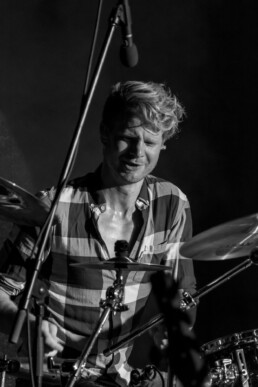 Matthias Bäuerlein am Schlagzeug
