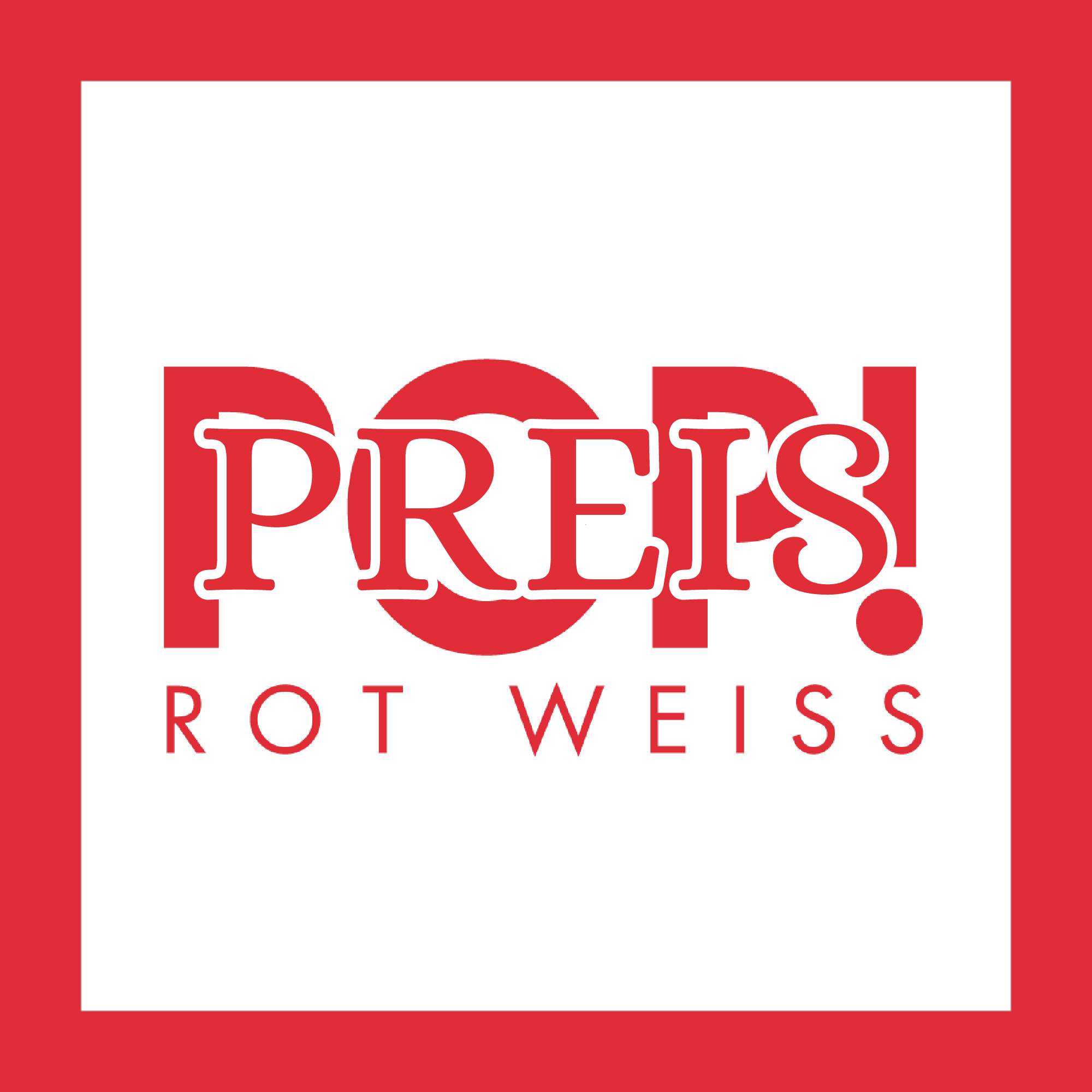 POP PREIS! ROT WEISS Logo