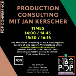 production consulting flyer